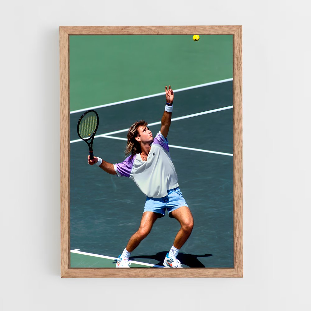 Poster agassi hommage – affiche Tennis (vue 4)